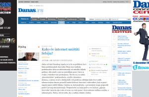 Dnevni list Danas - Dijalog - Kako će internet uništiti Srbiju-_1318590281050 Dnevni list Danas - Dijalog - Kako će internet uništiti Srbiju-_1318590281050