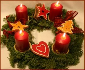 advent, venac u čast Hristovog rođenja
