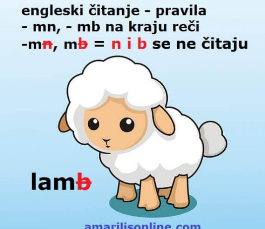 engleski -mn - mb čitanje