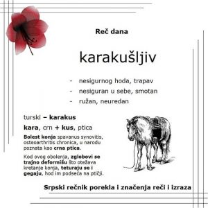 sijaset karakušljiv srpski rečnik
